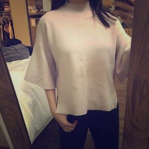 Bell sleeve sweater top